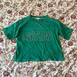 Portland (Keep Portland Green) Cropped T-Shirt